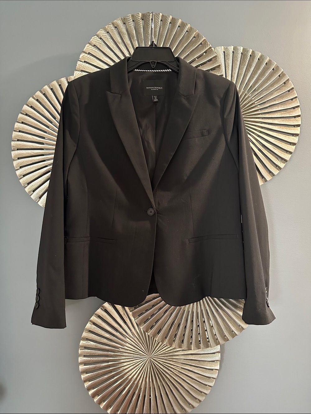 Banana Republic Black Single-Button Women’s Blazer